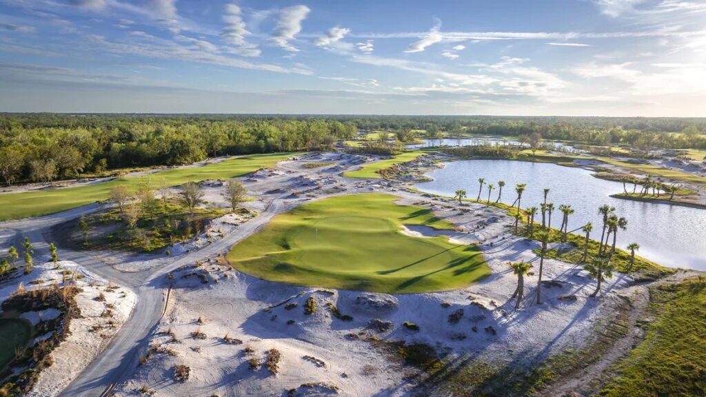 Aerial view of the 16th Green at Soleta Gold Club by Patrick J. Koenig