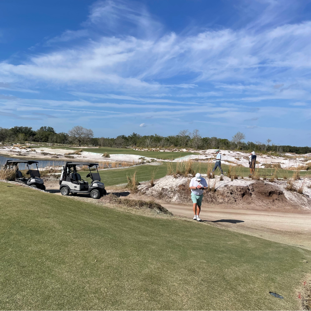 Picture of transitions between holes at Soleta Golf Club