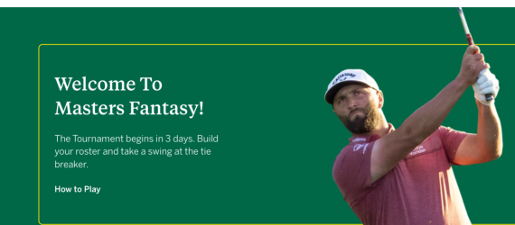 Masters Fantasy Golf with Total Pars as the Tiebreaker